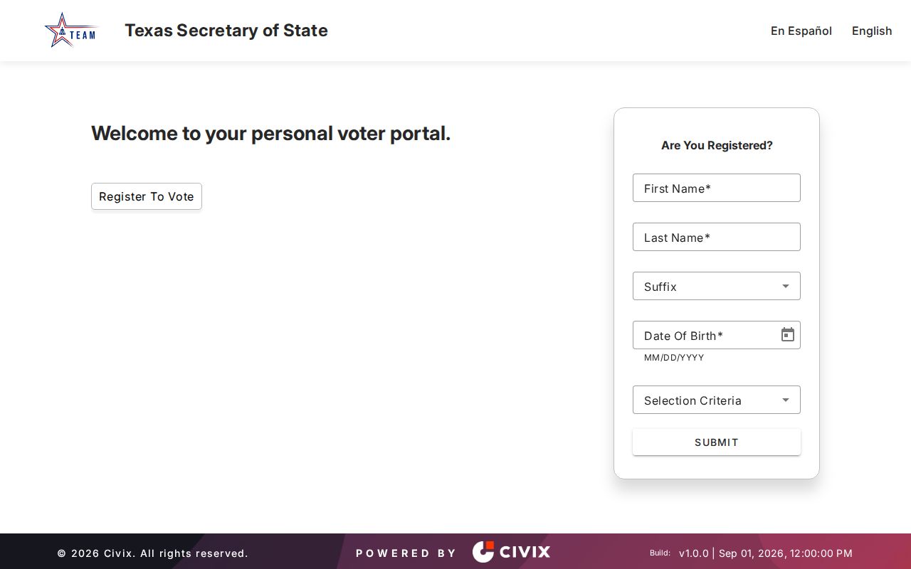 Mesquite residents directory Texas voter information lookup